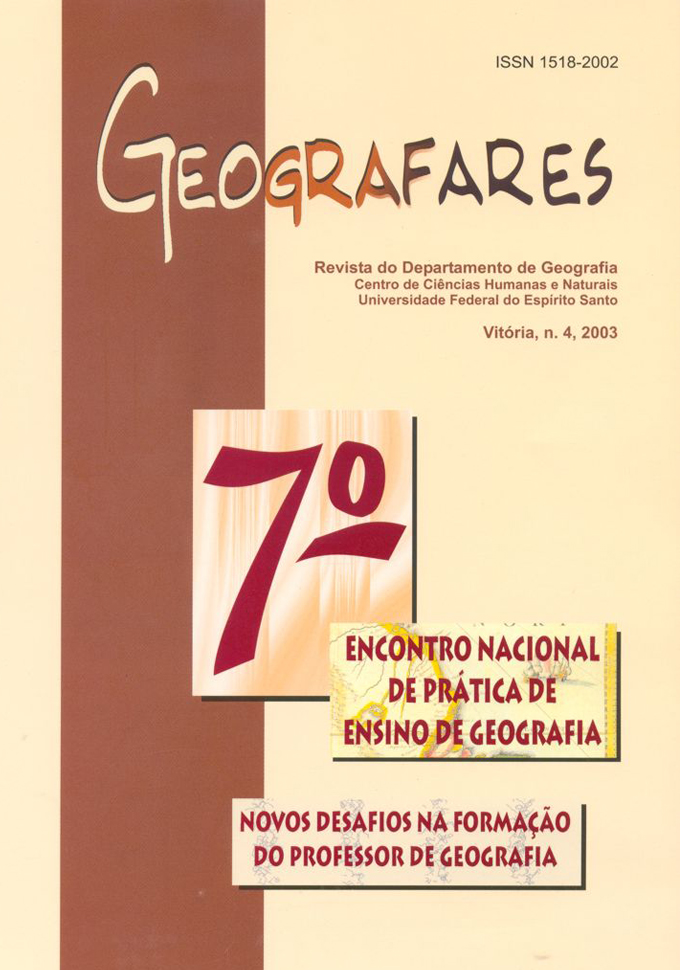 					Visualizar n. 4 (2003): Geografares
				