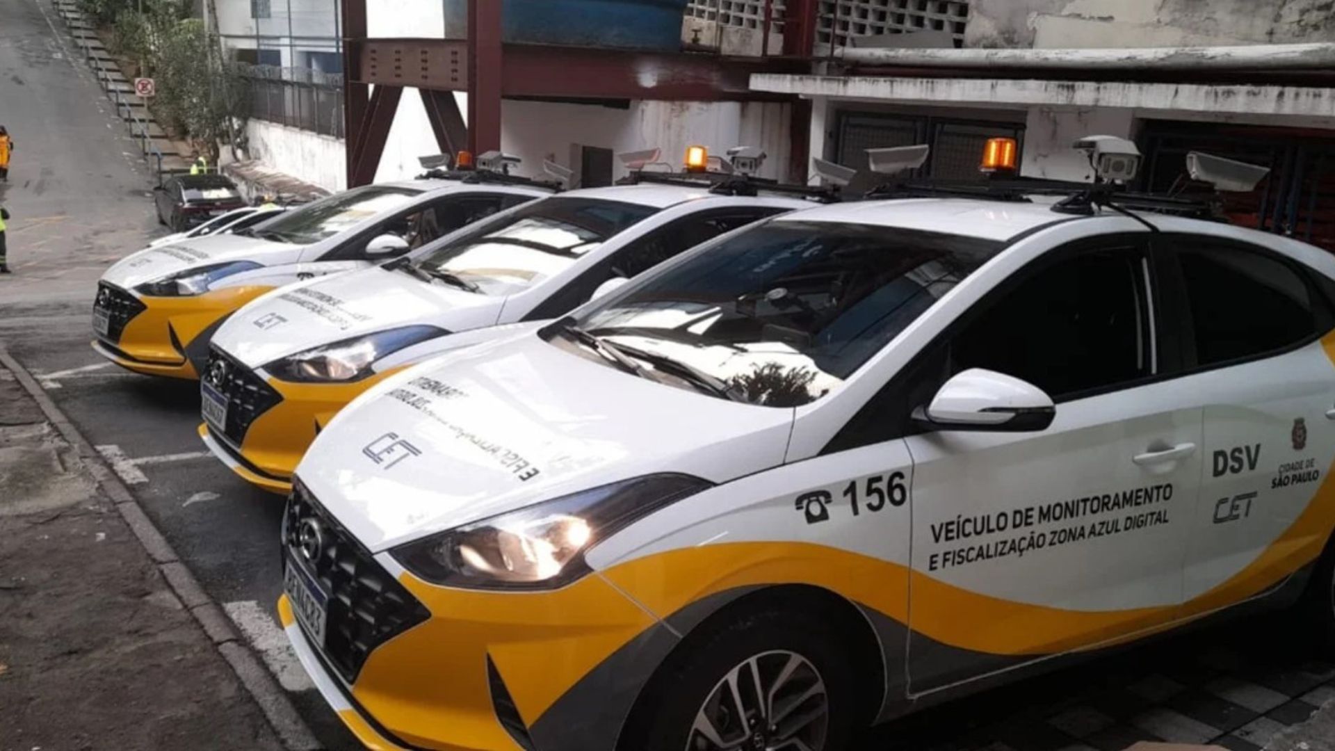 Carro de fiscalização da São Paulo (SP)