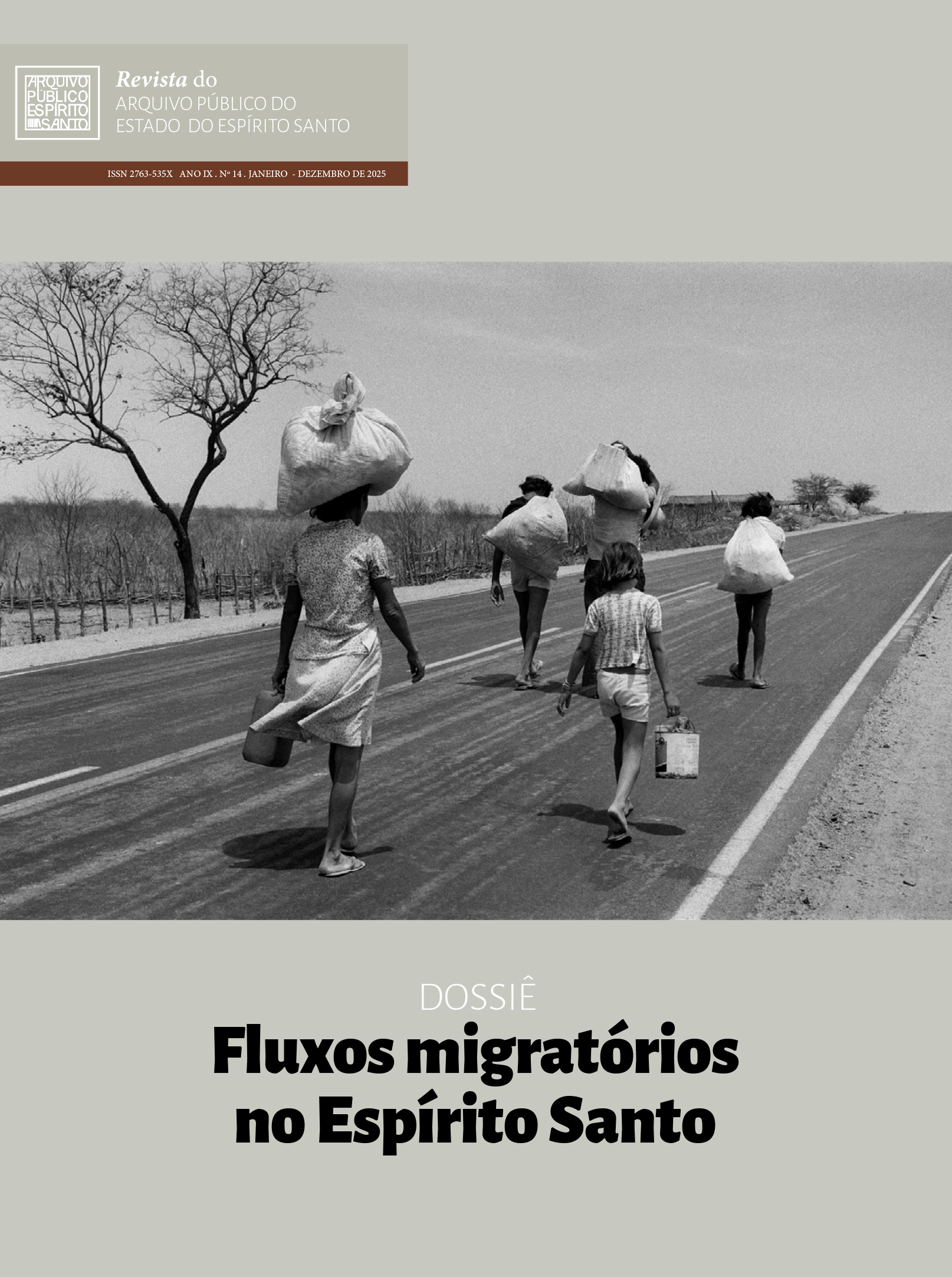 					Ver Vol. 9 Núm. 14 (2025): Fluxos Migratórios no Espírito Santo
				