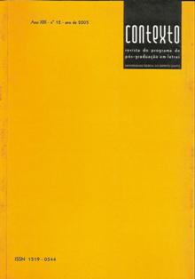 					Visualizar n. 12 (2005): Dossiê Literatura e Expressões da Alteridade
				