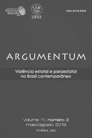 					Visualizar v. 11 n. 2 (2019): Violência estatal e paraestatal no Brasil contemporâneo
				