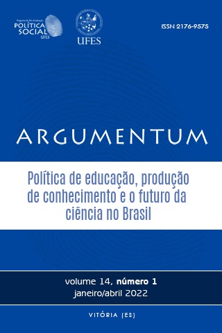 					Visualizar v. 14 n. 1 (2022): Política de educação, produção de conhecimento e o futuro da  ciência no Brasil
				