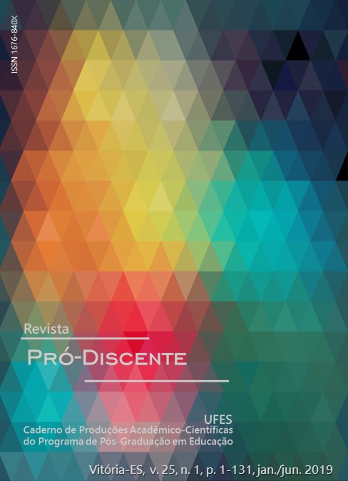 					Visualizar v. 25 n. 1 (2019): Revista Pró-Discente
				