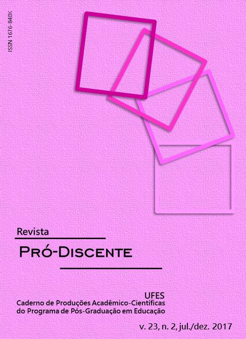 					Visualizar v. 23 n. 2 (2017): REVISTA PRÓ-DISCENTE
				