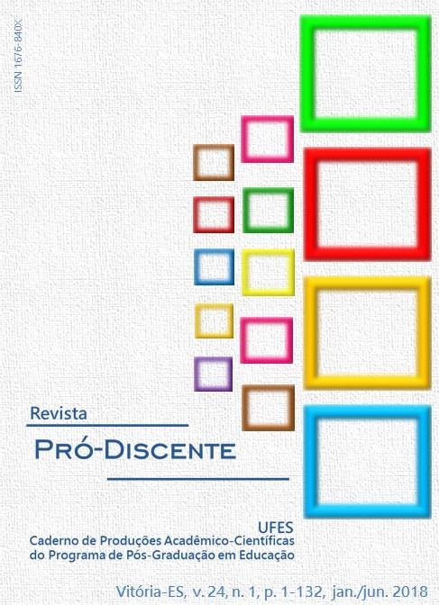 					Visualizar v. 24 n. 1 (2018): Revista Pró-Discente
				