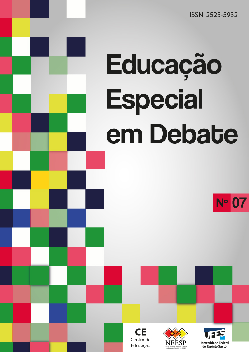 					Visualizar v. 4 n. 7 (2019): Revista Educação Especial em Debate
				