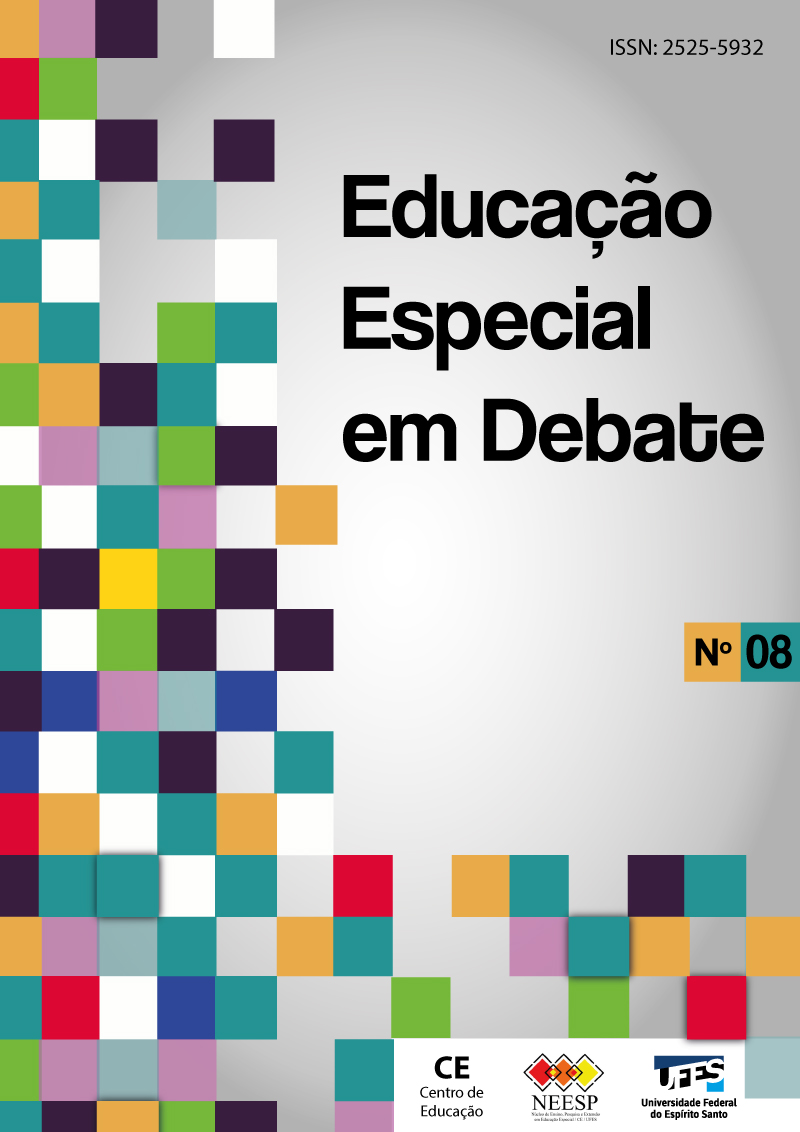 					View Vol. 4 No. 8 (2019): Revista Educação Especial em Debate
				