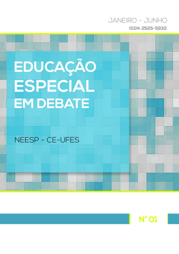					Visualizar n. 01 (2016): Revista Educação Especial em Debate
				
