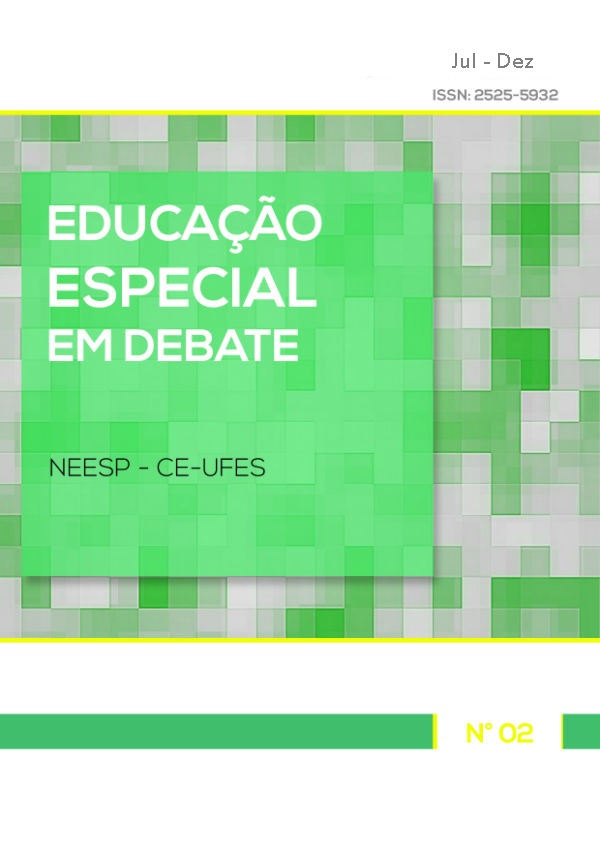 					Visualizar n. 2 (2016): Revista Educação Especial em Debate
				