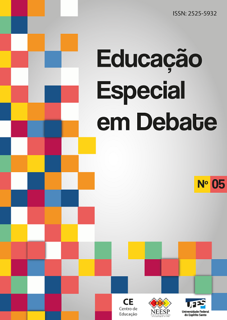 					Visualizar n. 05 (2018): Revista Educação Especial em Debate
				