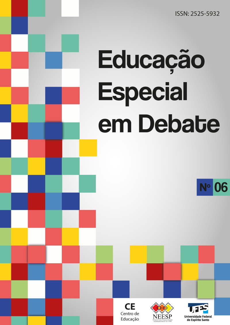 					Visualizar n. 06 (2018): Revista Educação Especial em Debate
				