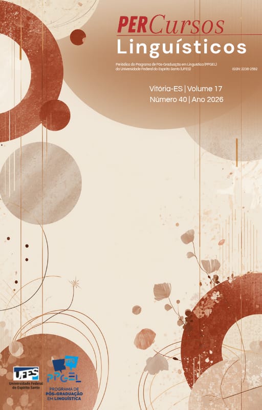 					View Vol. 17 No. 40 (2026): PERcursos Linguísticos
				